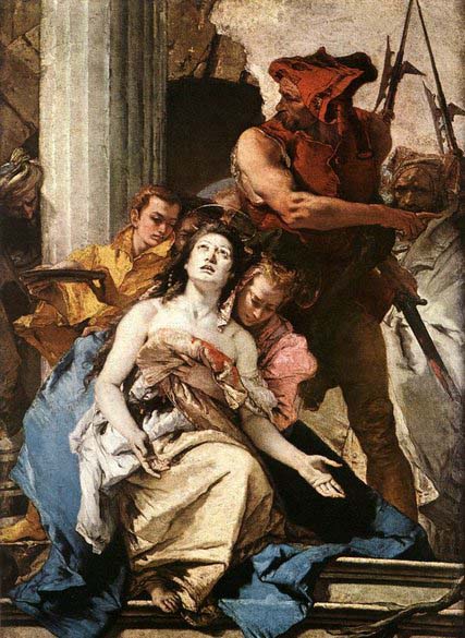 Giovanni Battista Tiepolo The Martyrdom of St Agatha